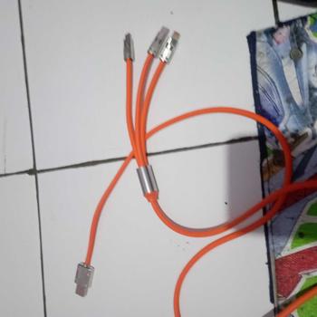 Product Review of Kabel data PS-07 3 IN 1 Fast Charging PD 120W cable charger TYPE C LIGHTNING MICRO multifungsi from A**0 0