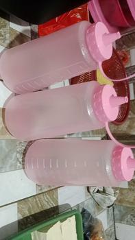 Product Review of BOTOL REFILL KECAP SAUS MINYAK /  BOTOL PLASTIK UNGU PINK / WADAH SERBAGUNA 300 ML Dapur Bumbu Kitchenware from n**i 0