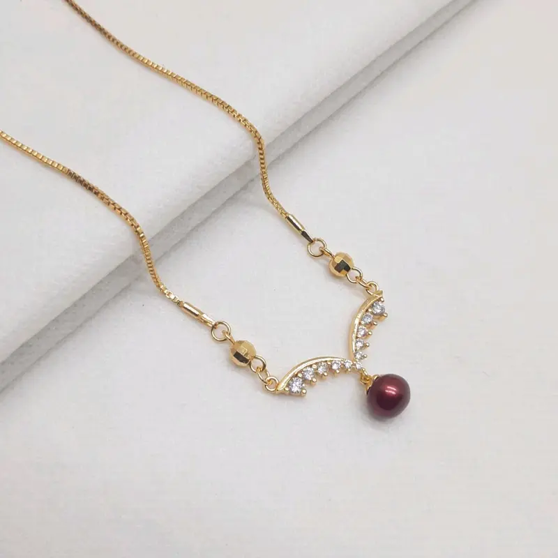 Gratis Cincin - Kalung Putri Permata Cantik Mutiara Asli Bersertifikat 1