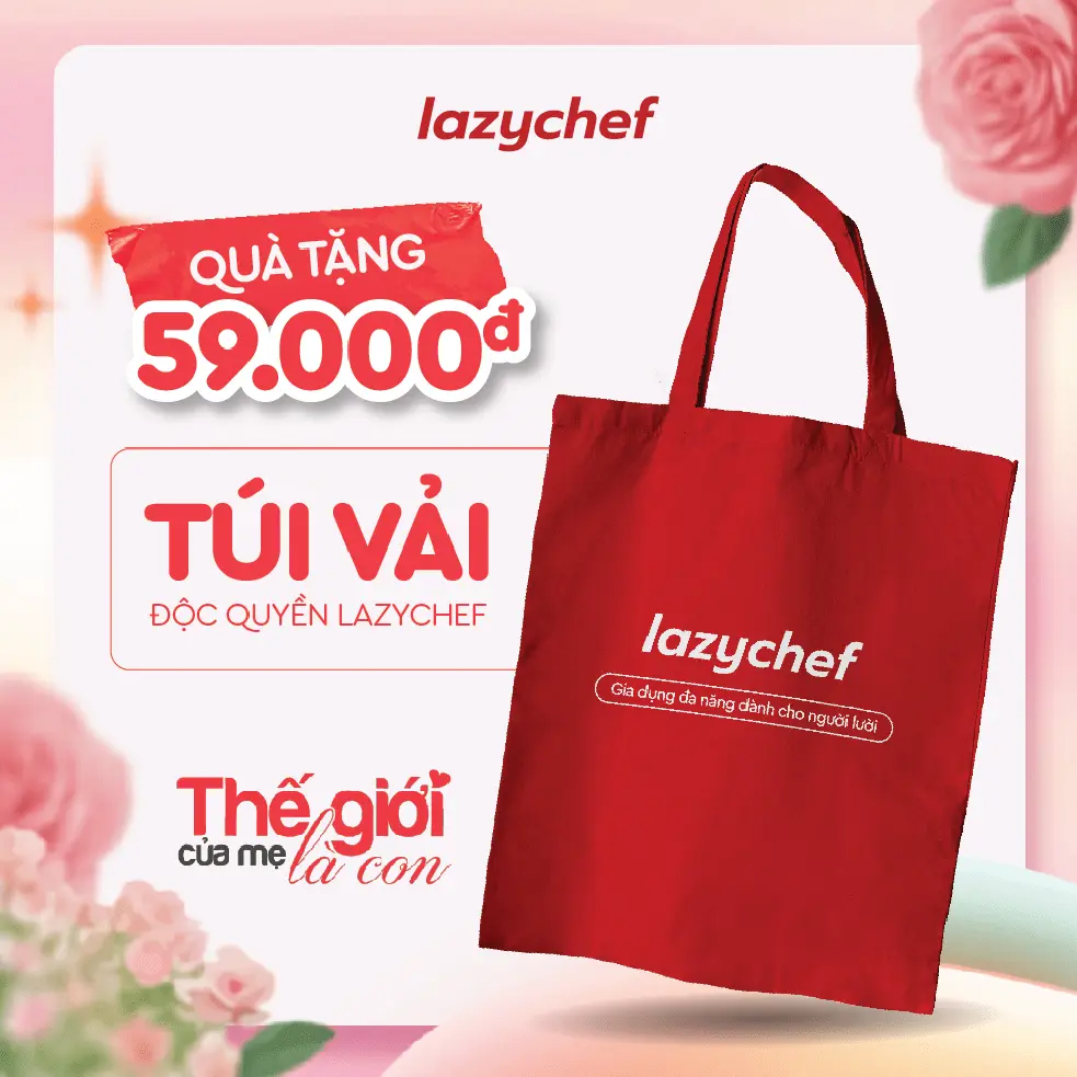 Túi vải đựng đồ đạc Lazychef Nam Bag Đeo Vai