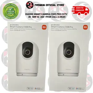 Xiaomi Smart Camera C500 Pro CCTV Indoor Mode HDR 3K Ultra-Clear 5MP AI Pendeteksi Manusia Rotasi 360° Fitur Call 2 Arah ORIGINAL Garansi Resmi