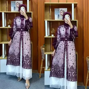 Azzura outer brukat kondangan/outer azzura brokat lebaran MOTIF sapto RANDOM