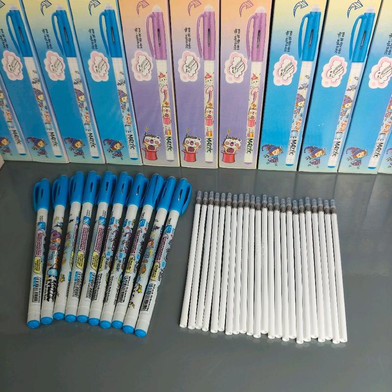  10 bút tặng 20 ruột-COMBO bút gel xóa được 