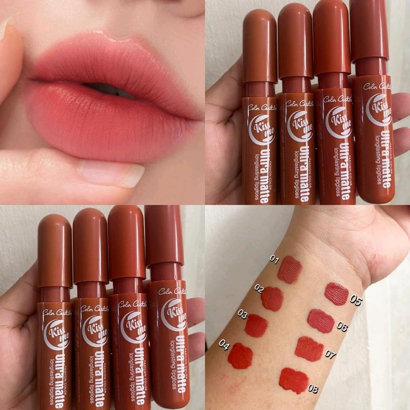 [ Per 6 Pcs ] Iman Koko Lipcream Matte Liquid Lipcream 3