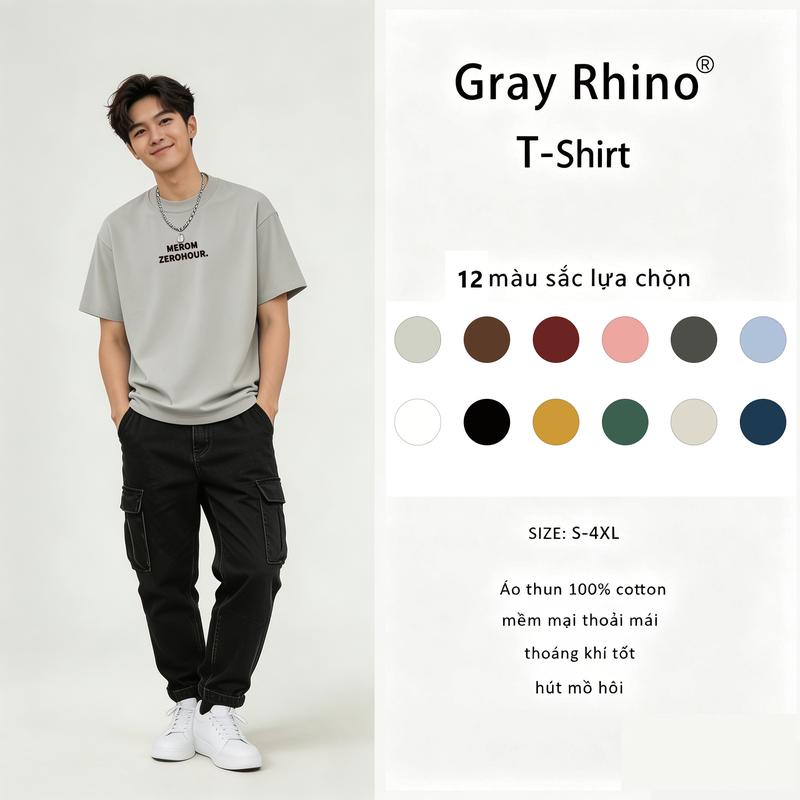 Áo Thun Cotton, Phong Cách Thường Ngày Dễ Phối Đồ Mềm Mại Và Thoải Mái, Chất Liệu Cotton