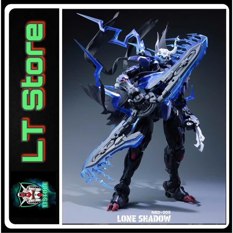 Mô hình lắp ráp NBD 009 Lone Shadow Hemoxian Tặng kèm Áo choàng Effect LED Base Decal