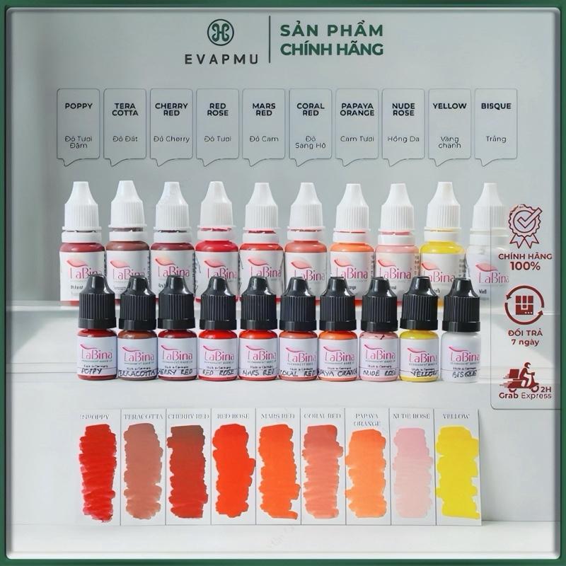  Mực Môi Thẩm Mỹ LABINA Đức Chai 10ML Chai Mini 