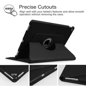 Best iPad Pro 12.9 2015 2017 Case 360 Rotating Smart Cover untuk iPad PU Kulit Pelindung Tablet Case untuk iPad Pro 12.9" 2020/2021 Case Berkualitas