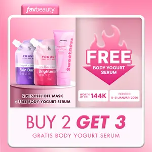 [BUY 2 GET 3] Fav Beauty Bundling Yogurt Peel Off Mask 2 Pcs FREE Body Yogurt Serum | Brightening, Firming, Skin Barrier, Acne Care | Masker Wajah Mencerahkan Exfoliasi Muka Pemutih Jerawat Anti Aging Penuaan Memutihkan Lotion Badan Body Lotion