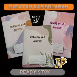 BUKU CATATAN KAS BULANAN CANTIK & MURAH & CANTIK | A5 | -SIAP KIRIM