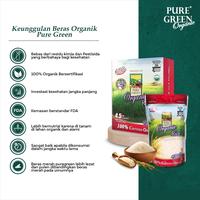 Gambar PureGreen Beras Merah Organik 1 kg - Pure Green Beras Merah Pulen  1 kg - Beras Organik MPASI dari Puregreen Organic Kota Administrasi Jakarta Barat 4 Tokopedia