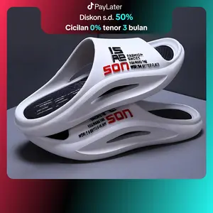 Dejavu Sandal Pria Kekinian Slip On Jelly Elastis Ringan Sandal Slop Pria HSN226