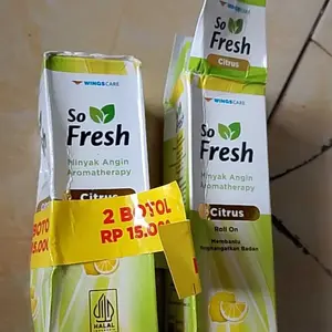 [ 1 KOTAK ISI 6 BOTOL] PAKET RESELLER SO FRESH MINYAK ANGIN AROMATHERAPY