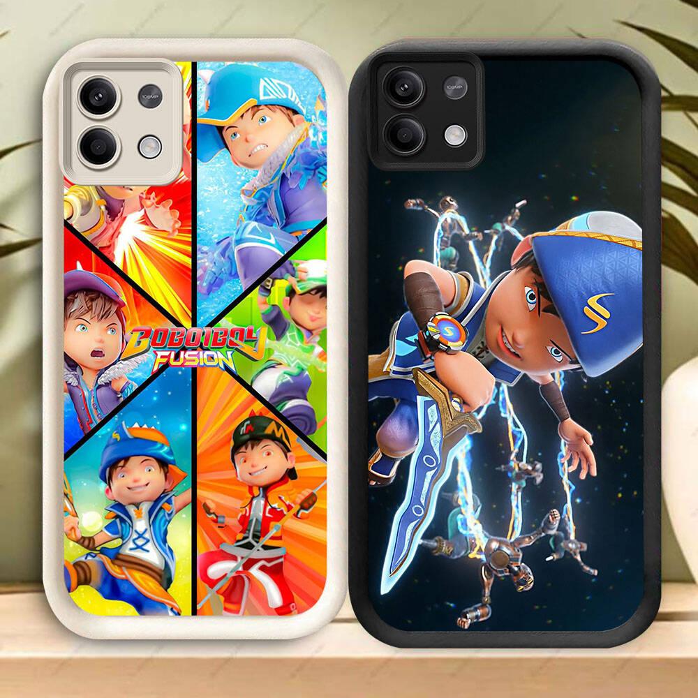 KD-5 Boboiboy Movie Luxury Casing untuk Redmi A1 A2 13C 15 K60 Note 13 Ultra Pro Plus