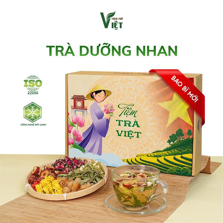Trà Dưỡng Nhan 7 Vị - Hỗ trợ làm sáng da, đẹp dáng, cân bằng nội tiết tố - Tiệm Trà Việt