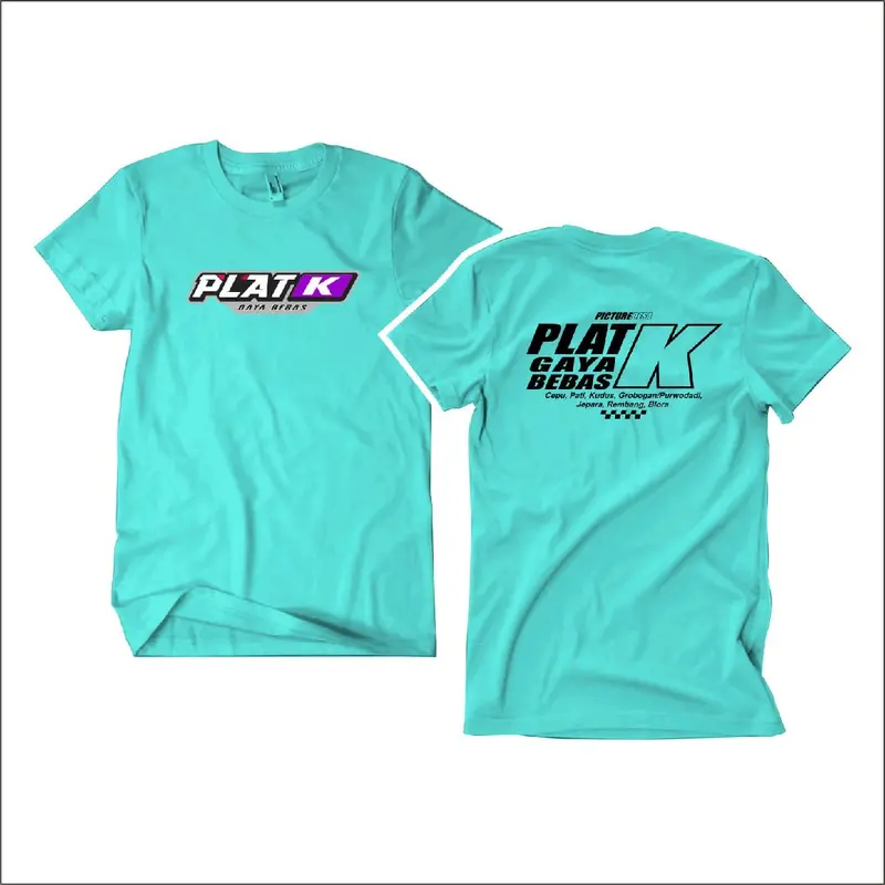 Kaos Plat K Unisex Distro Bahan Cotton Adem Nyaman Dipakai - Pria 7