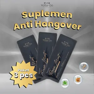 3 Sachet - YOTTA GO: Minuman Herbal Anti Mabuk & Hangover, Minuman After Party!