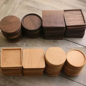 tatakan gelas kayu / wooden coasters / tatakan gelas aesthetic 10cm tatakan gelas kayu / wooden coasters / tatakan gelas aesthetic 10cm