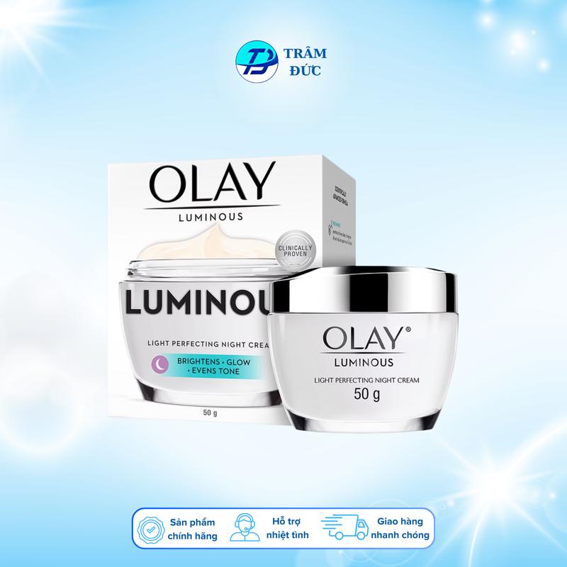 OLAY LUMINOUS Kem Dưỡng Ẩm Ban Ngày Ban Đêm Hỗ trợ Sáng Da 50G