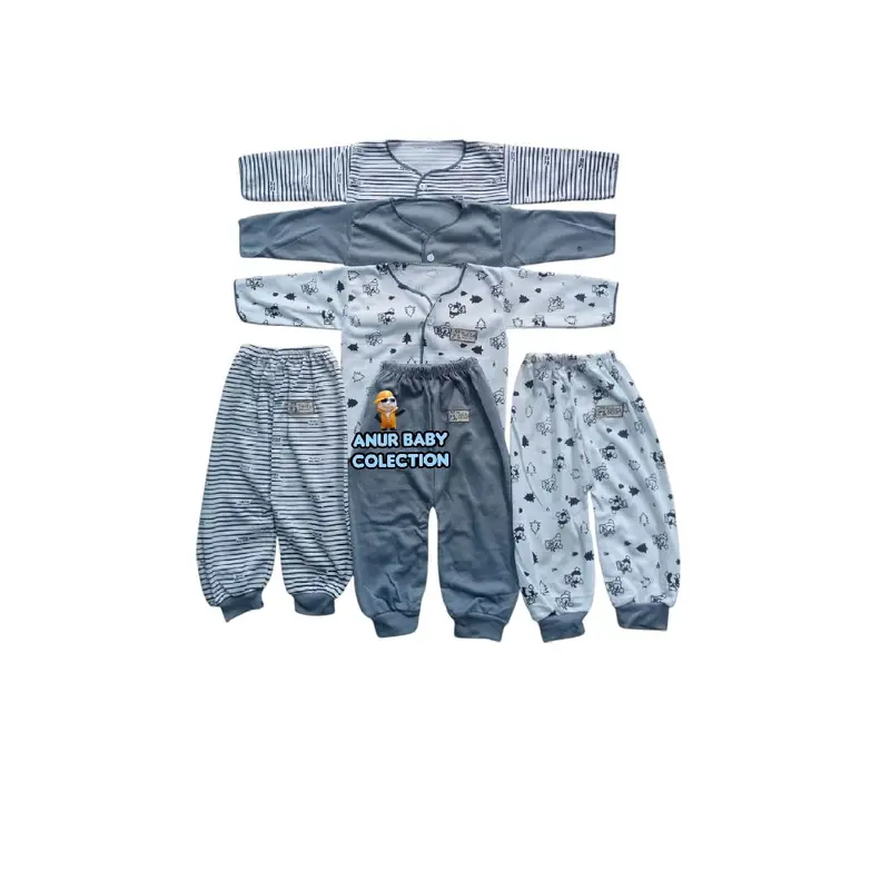 Talita baby.paket brojol 39PCS,paket lengkap baju bayi baru lahir,paket lengkap hemat seri Abu cowok/Cewek Katun-Parsel 2