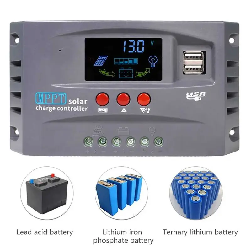 HXC Solar Charge Controller MPPT 2 USB Automatic Identify 12V/24V - HXC3 2