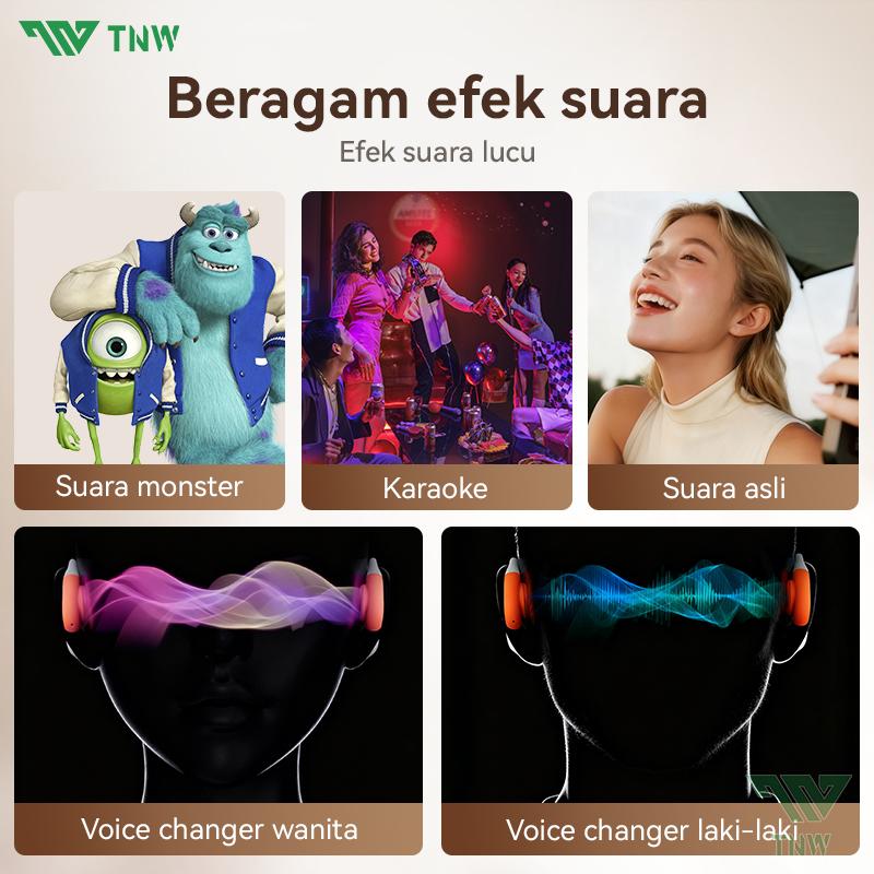 TNW V21 Wired Soundcard Headset 2in1 Bluetooth Live Earphones Dengan SoundCard Mic Untuk HP PC Soundcard Live Streaming Karaoke