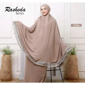 Mukena Crinkle Mix Renda Premium