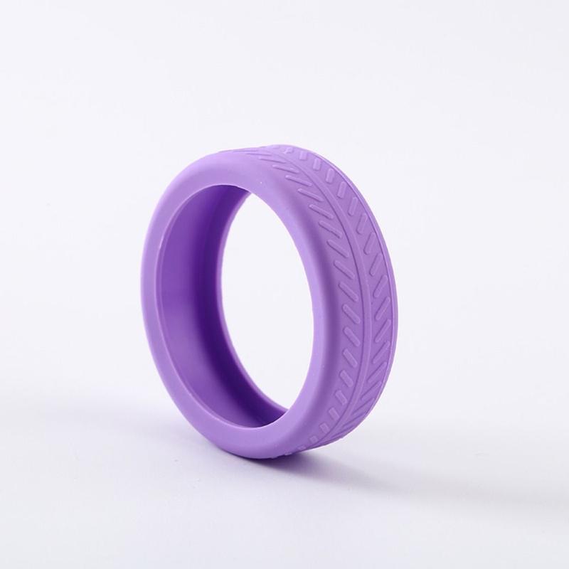 Product Introduction of 8pcs Wear-proof Silicone Rolling Wheel Protector Waterproof Shock Absorbing Wheel Protection Cover Heavy Duty Wheels Guard Cover Luggage Wheels 13