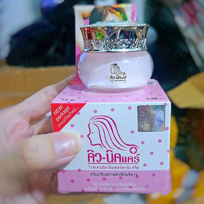 Kem Thâm Nách Qnic Thái Lan 15gr . qnic hồng khử thâm,trắ.ng da