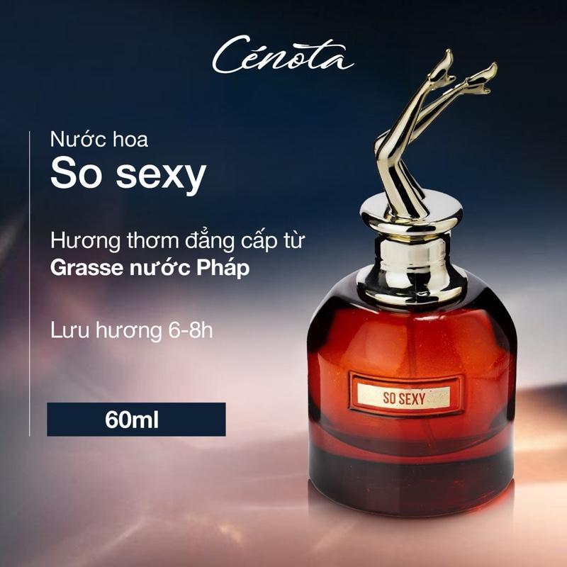 Nước Hoa Nữ Cenota SO SEXY Cá Tính Gợi Cảm Quyến Rũ Nổi Bật 60ml Hương Thơm Từ Kinh Đô Nước Hoa Grasse Pháp Cosmetic Perfume Women Xịt Thơm Mỹ Phẩm