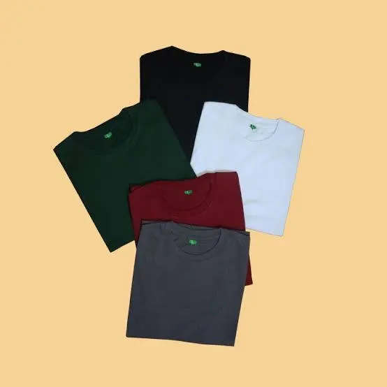 50RB DAPAT 2 KAOS POLOS || KAOS POLOS COTTON COMBED 30S PREMIUM LENGAN PENDEK / PRIA WANITA UNISEX / DEWASA OBLONG 5