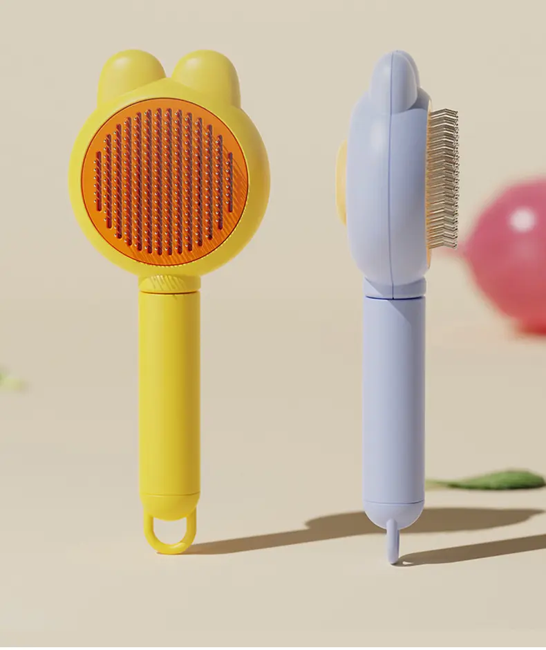 Pet comb long-haired cat massage needle comb cat dog cleaning grooming bath brush pet supplies