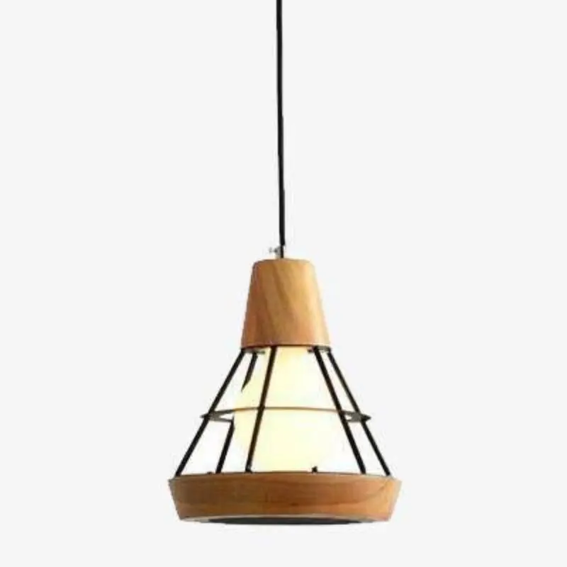 ￼kap lampu gantung minimalis retro vintage Kayu Bulat lampu gantung lampu estetik lampu gantung kayu bisa pakai berbagai  Bohlam
