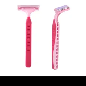 alat cukur wanita warna pink kerokan shaver