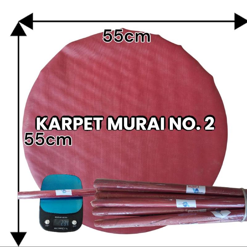 KARPET MURAI NOMER 2 DIAMETER 55cm PALING LARIS sangkar burung 1