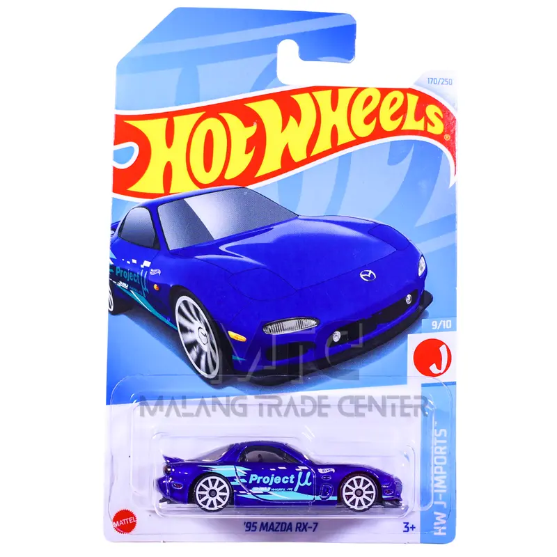 Hot Wheels 95 Mazda RX-7 Blue P 2024 0
