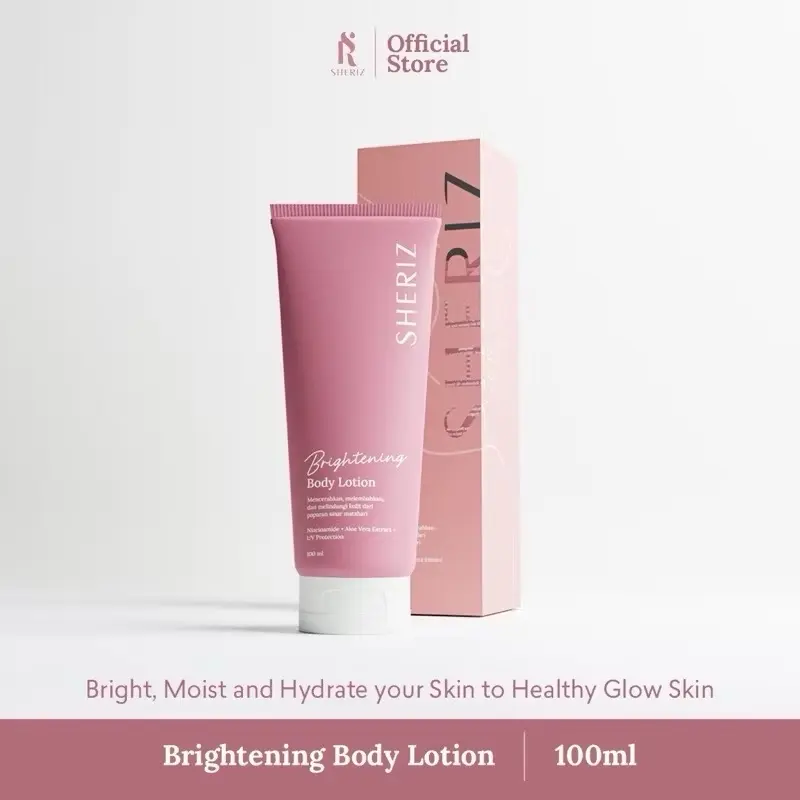 SHERIZ Brightening Body Lotion Melembabkan dan Menyehatkan Kulit  BRIGHTENING BODY LOTION 100ML 0