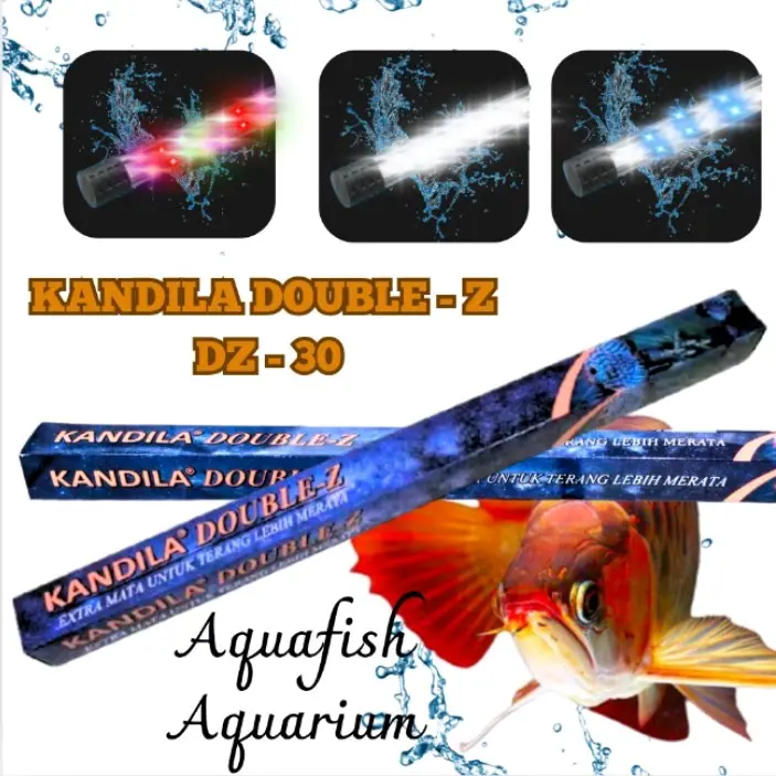 LED KANDILA DOUBLE DZ 30 LAMPU LED AQUARIUM AQUASCAPE