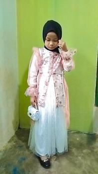 Product Review of KAMARI set rok anak ice blue,burgundy,set gaun anak,set rok anak lebaran..brukat tile dot/polos,kebaya anak,gamis lebaran anak kekinian usia 2-15 tahun Setelan Muslim anak Bunga Outer Baju Jilbab Nyaman Panjang Panjang Dress Kaos from q**n 1