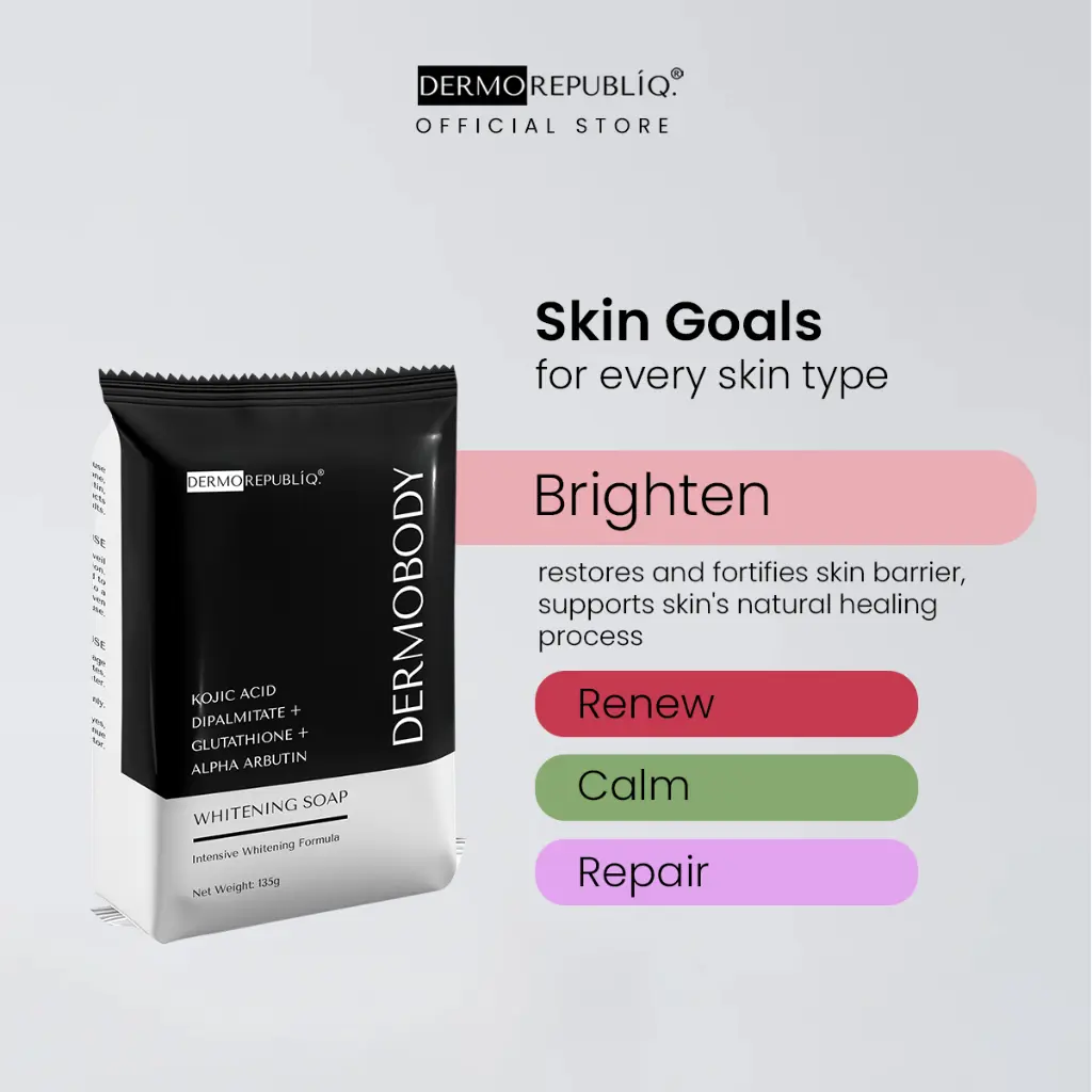 DermoBody Kojic Acid Dipalmitate + Glutathione + Alpha Arbutin Whitening  Soap