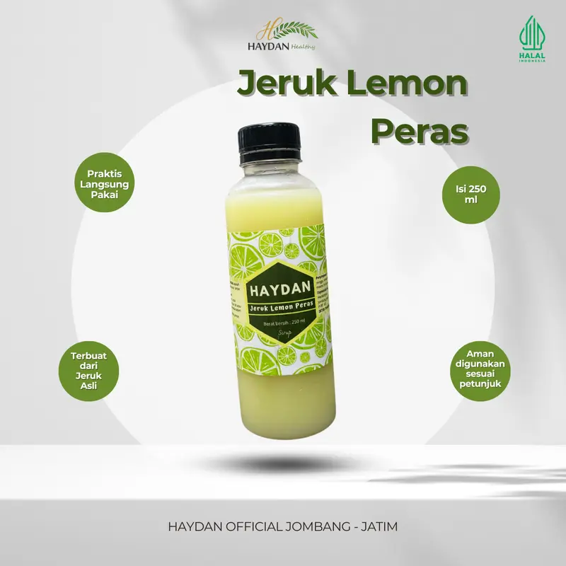 Jeruk Lemon Peras Haydan 250ml 0
