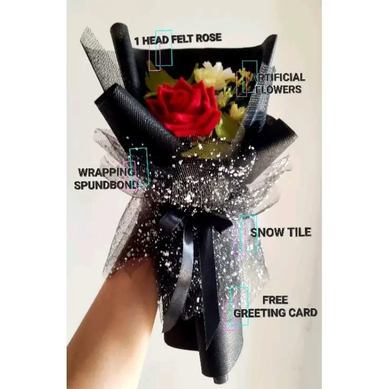Single Rose - Buket Mawar Single Premium baru Hanya Rp16.000! Hadiah Bunga 1