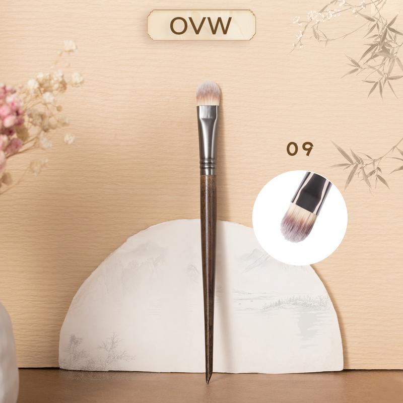 【OVW Cọ Trang Điểm Chuyên Nghiệp, OVW, Cọ Che Khuyết Điểm Dạng Kem, Cọ Đánh Phấn Mắt, Dụng Cụ XQ09