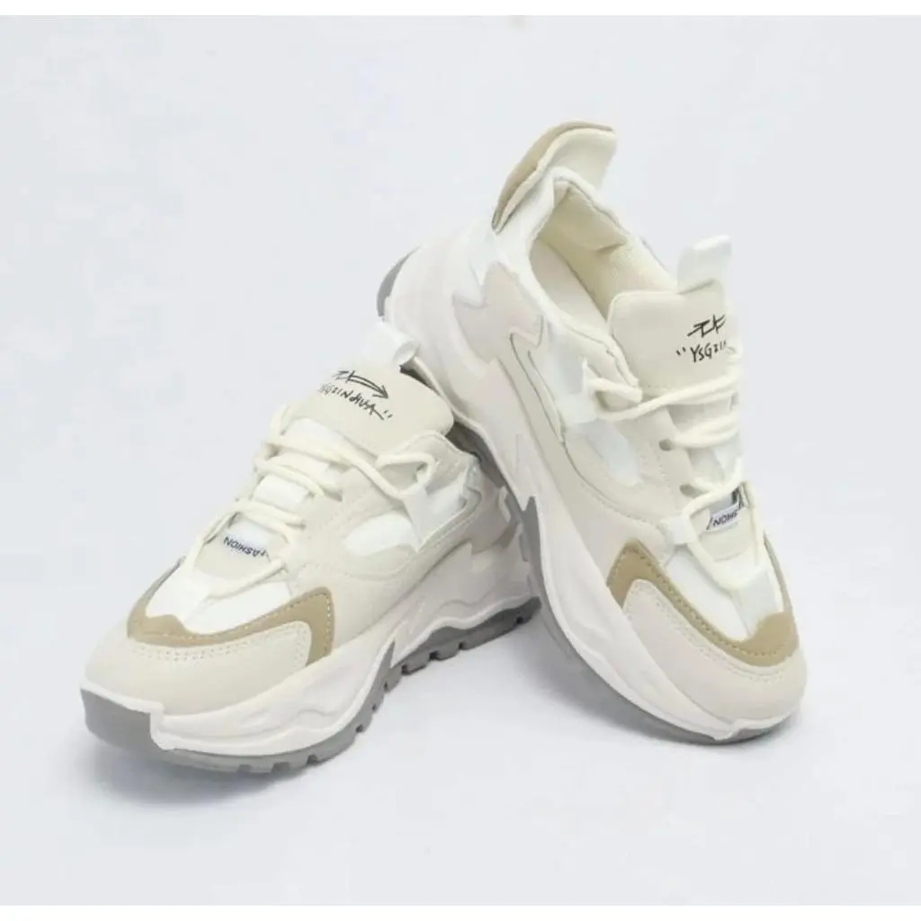 Sepatu Sneakers Wanita FASHION 100 % Brand Lokal JUNGKOO Sepatu CEWEK Kekinian Terbaru High Quality Kasual Casual Shoes