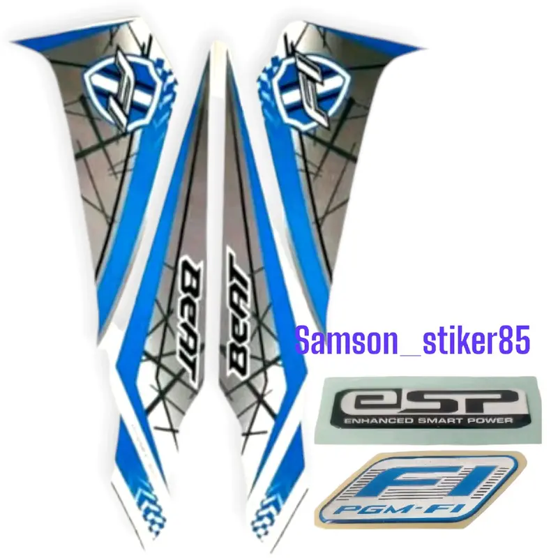Stiker Striping Motor Honda Beat Fi eco esp cbs 2016 Full Body Lis Bodi Standar Berkualitas Termurah & Terlengkap Motorcycle 0