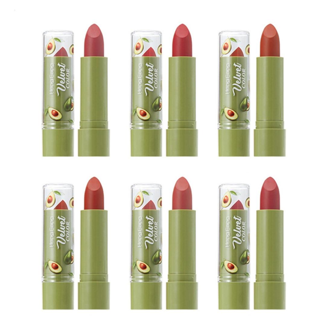 Hasaya Girl  Lipstik Avocado 6 Warna Lip Matte Super Velvet Tahan Lama - XX126