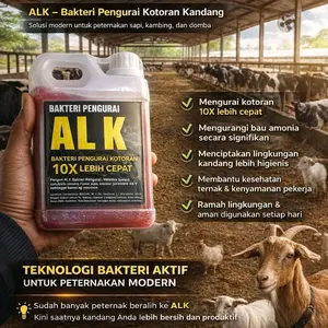 AL K PENGURAI KOTORAN HEWAN TERNAK DAN UNGGAS penghilang bau