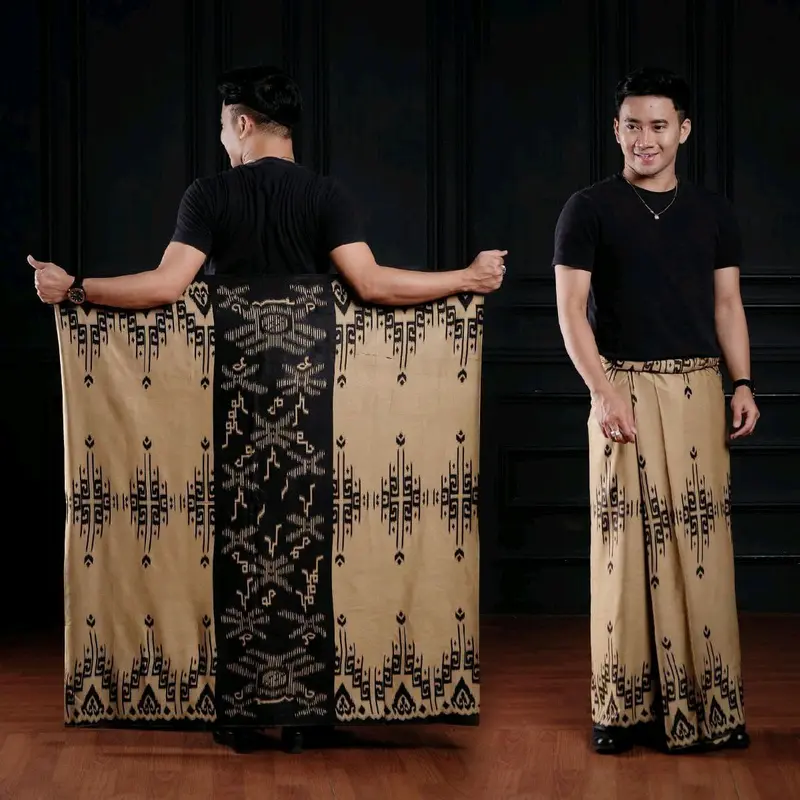 Sarung Dewasa Halus Motif Terbaru Bukan Wadimor Katun Nyaman Pria Semua musim Transparent 3