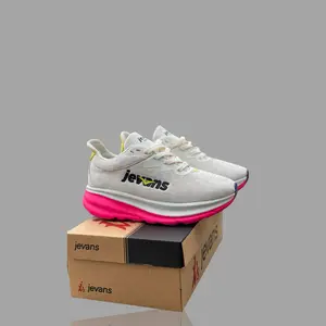 Sepatu Jevans women’s terbaru Casual Merah Shoes Sneakers Wanita Cewek Putih