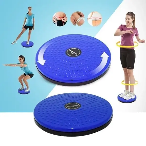 Piringan Senam Disco Plate Olahraga Outdoor Indoor / Alat Olahraga Fitness Pengecil Perut